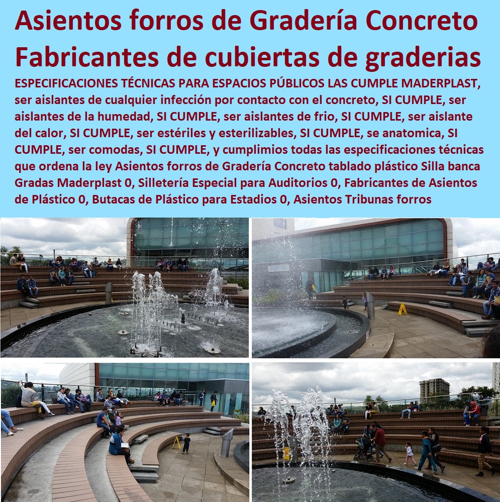 Asientos forros de Gradería Concreto tablado plástico Silla banca Gradas Maderplast 0, Silletería Especial para Auditorios 0, Fabricantes de Asientos de Plástico 0, Butacas de Plástico para Estadios 0, Asientos Tribunas forros Asientos forros de Gradería Concreto tablado plástico Silla banca Gradas Maderplast 0, Silletería Especial para Auditorios 0, Fabricantes de Asientos de Plástico 0, Butacas de Plástico para Estadios 0, Asientos Tribunas forros